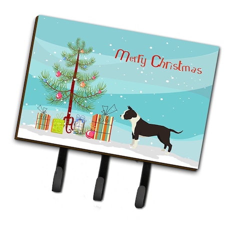Carolines Treasures American Staffordshire Terrier Christmas Tree Leash or Key Holder CK3515TH68